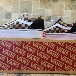 Old Skool Vans (Cmochck) Checkerboard Desert